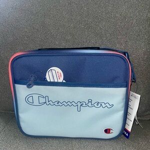 NWT-Champion soft  lunch now w/ hard tray,pockets. In pink, blue, and gray color